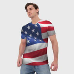 Мужская футболка 3D USA - фото 2