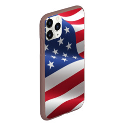 Чехол для iPhone 11 Pro Max матовый USA - фото 2