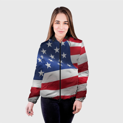 Женская куртка 3D USA, цвет черный - фото 3