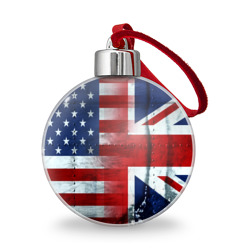 Ёлочный шар Англия&Америка