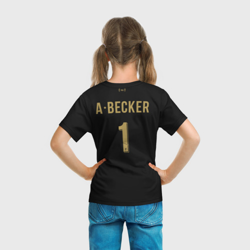 Детская футболка 3D А.Беккер 19-20 home форма, цвет 3D печать - фото 6
