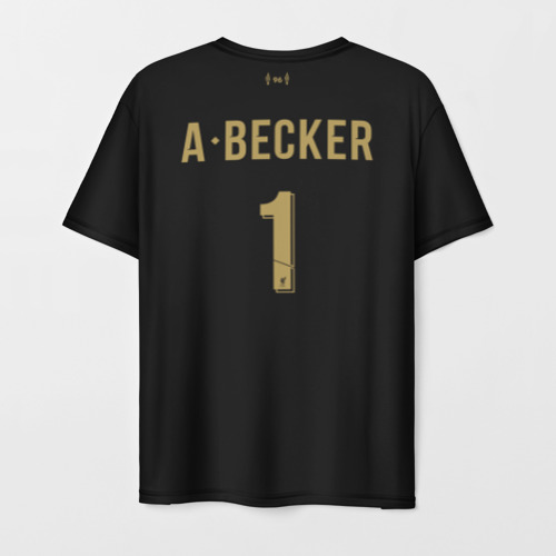 Мужская футболка 3D А.Беккер 19-20 home форма, цвет 3D печать - фото 2