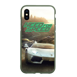 Чехол для iPhone XS Max матовый Need for Speed