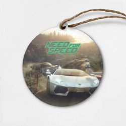 Деревянная игрушка круг Need for Speed