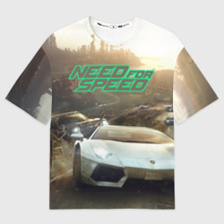 Мужская футболка oversize 3D Need for Speed