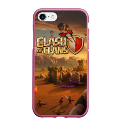 Чехол для iPhone 7/8 матовый Clash of Clans