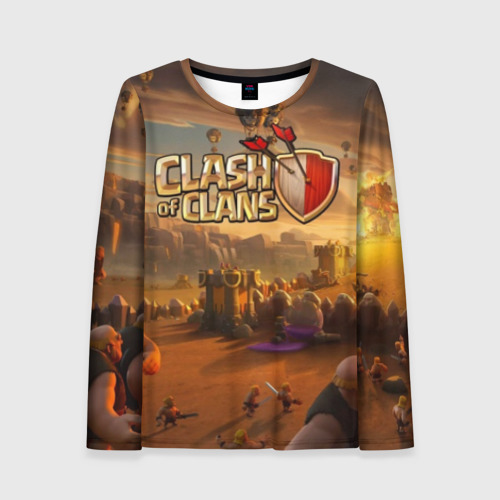 Женский лонгслив 3D Clash of Clans