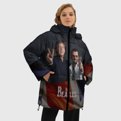 Женская зимняя куртка Oversize The Beatles - фото 2