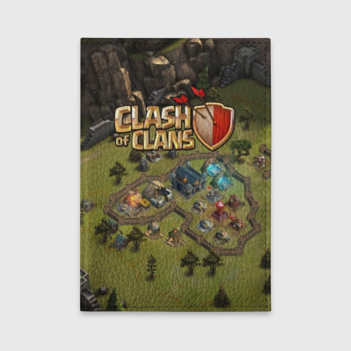 Обложка для автодокументов Clash of Clans, цвет черный