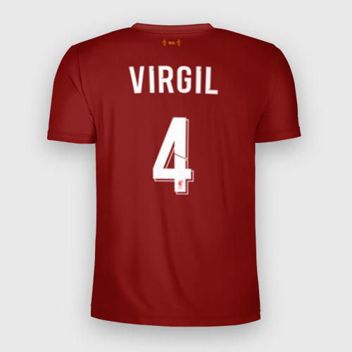 Мужская футболка 3D Slim Virgil van Dijk 19-20 форма, цвет 3D печать - фото 2