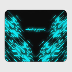 Cyberpunk 2077 neon неон – Прямоугольный коврик для мышки с принтом купить