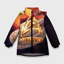 Зимняя куртка для девочек 3D Звездный путь
