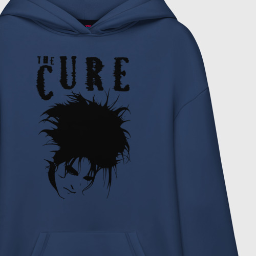 Худи SuperOversize хлопок The Cure, цвет темно-синий - фото 3