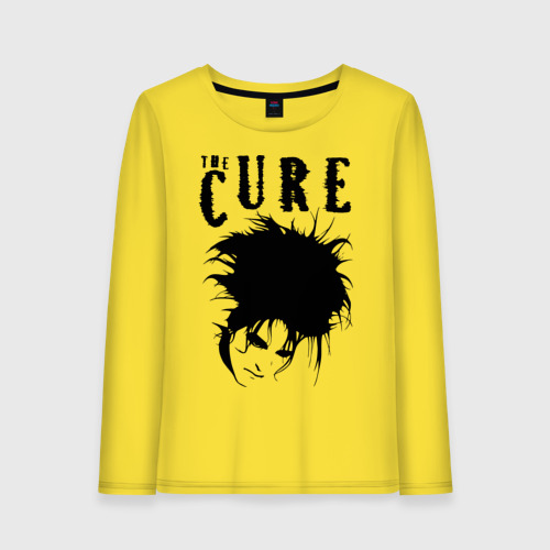 Женский лонгслив хлопок The Cure, цвет желтый