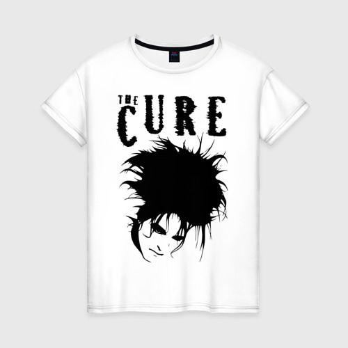 Женская футболка хлопок The Cure, цвет белый