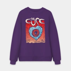 Мужской свитшот oversize без начеса хлопок The Cure