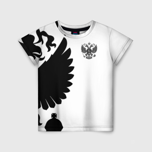 Детская футболка 3D Герб России, цвет 3D печать