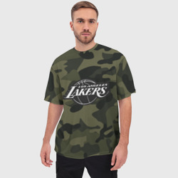 Мужская футболка oversize 3D Lebron James - фото 2