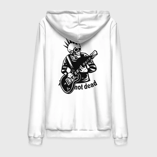 Мужская толстовка на молнии хлопок Punk's not dead - motto