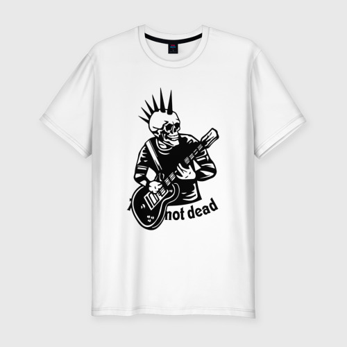 Мужская футболка хлопок Slim Punk's not dead - motto