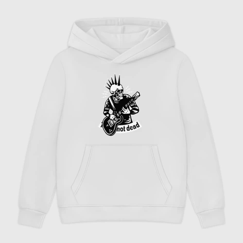 Мужская толстовка без начеса хлопок Punk's not dead - motto