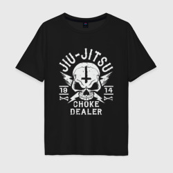 Мужская футболка хлопок Oversize Jiu Jitsu