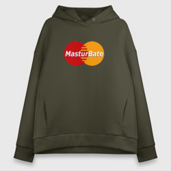 Женское худи Oversize хлопок MasturBate