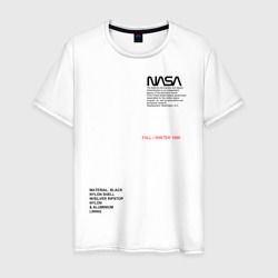 Мужская футболка хлопок NASA НАСА на спине