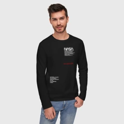 Мужской лонгслив хлопок NASA - фото 2