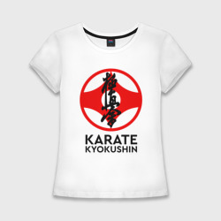 Женская футболка хлопок Slim Karate Kyokushin