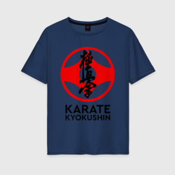 Женская футболка хлопок Oversize Karate Kyokushin