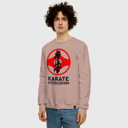 Мужской свитшот хлопок Karate Kyokushin - фото 2