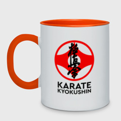 Кружка двухцветная Karate Kyokushin