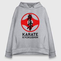 Женское худи Oversize хлопок Karate Kyokushin