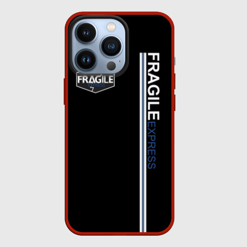 Чехол для iPhone 13 Pro Fragile express Death Stranding DS, цвет красный