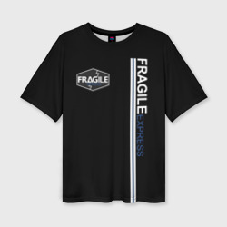 Женская футболка oversize 3D Fragile express Death Stranding DS