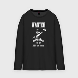 Мужской лонгслив oversize хлопок Wanted El Primo