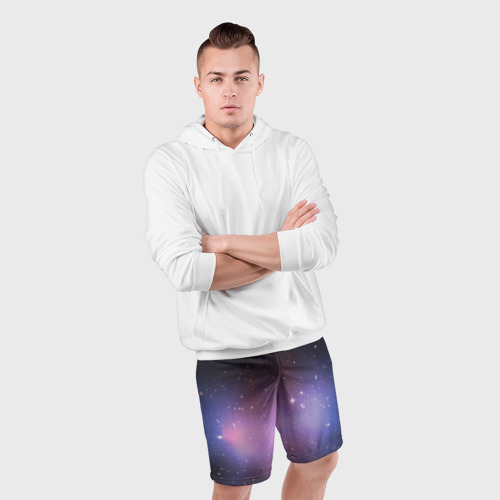 Мужские шорты спортивные Звезды, цвет 3D печать - фото 5