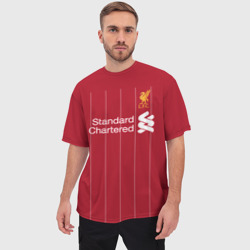 Мужская футболка oversize 3D Liverpool home 19-20 - фото 2