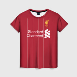 Женская футболка 3D Liverpool home 19-20