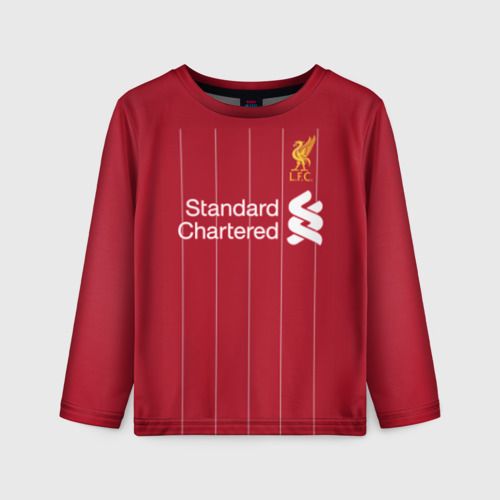 Детский лонгслив 3D Liverpool home 19-20, цвет 3D печать