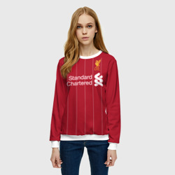 Женский свитшот 3D Liverpool home 19-20 - фото 2