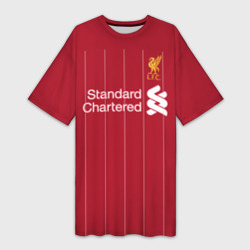 Платье-футболка 3D Liverpool home 19-20