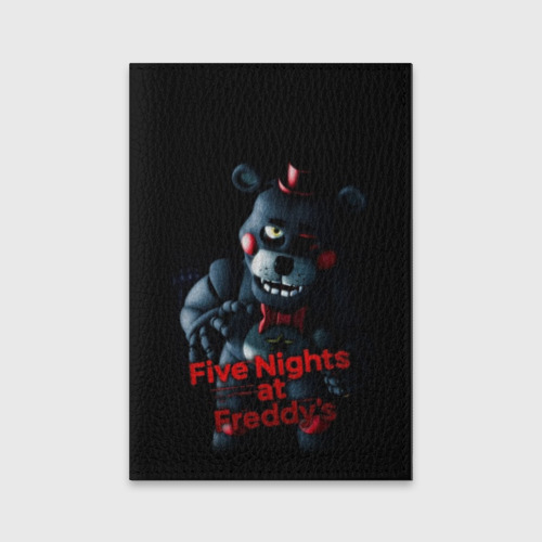 Обложка для паспорта матовая кожа Five Nights At Freddy's, цвет зеленый