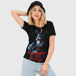 Женская футболка 3D Slim Five Nights At Freddy's - фото 2
