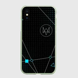 Чехол для iPhone XS Max матовый Watch dogs