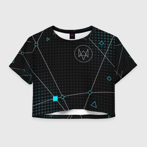 Женская футболка Crop-top 3D WATCH DOGS Фото 01 Женская футболка Crop-top 3D WATCH DOGS Фото 01