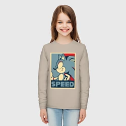 Детский лонгслив хлопок Соник - фото 2