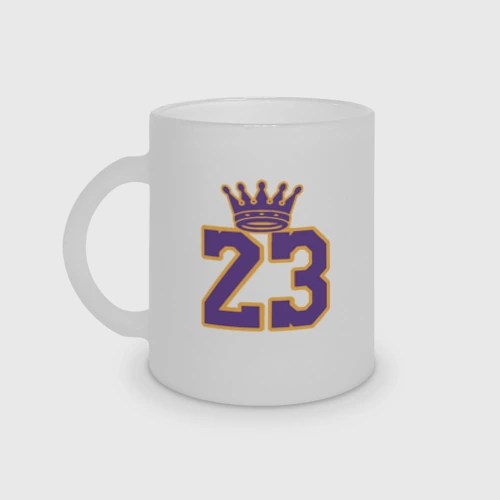 Кружка матовая стеклянная King James