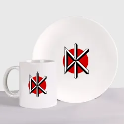 Набор: тарелка + кружка Dead Kennedys